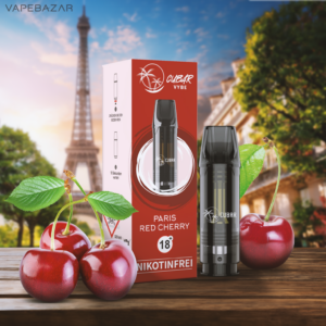 CUBAR Vybe Pod &ndash; Paris Red Cherry -Nikotinfrei